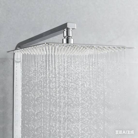Duschkopf, fest, für Dusche, AISI304 Edelstahl (Quadratische 30CM)