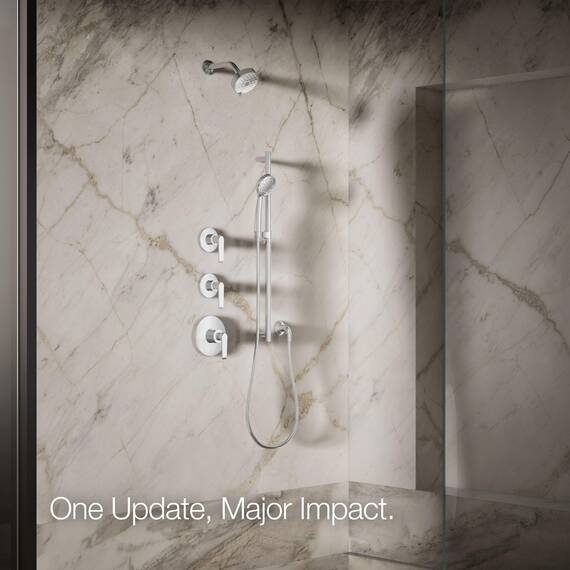 Kohler 72419-G-CP Erwachen Awaken Multifunktions-Duschköpfe, poliertes Chrom, Showerhead