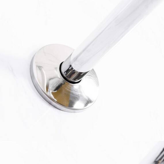 JS Jackson Supplies Duschkopf-Verlängerungsarm, 40,6 cm, zusammengebaute Länge, hohe Bogen, ideal für Regenschauer chrome