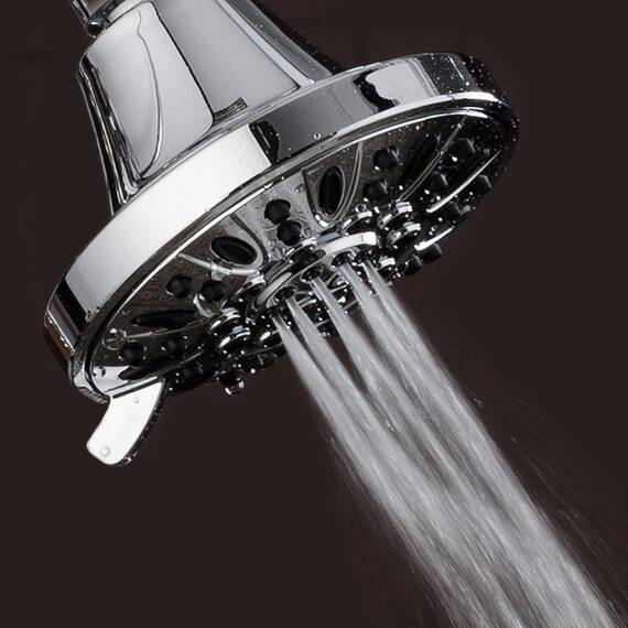 aquadance® Premium High Druck 6-setting 4-Zoll-Dusche Kopf für die ultimative Dusche Spa Erlebnis. Offiziell unabhängig getestet, um strengen US Qualität & Leistung Normen.