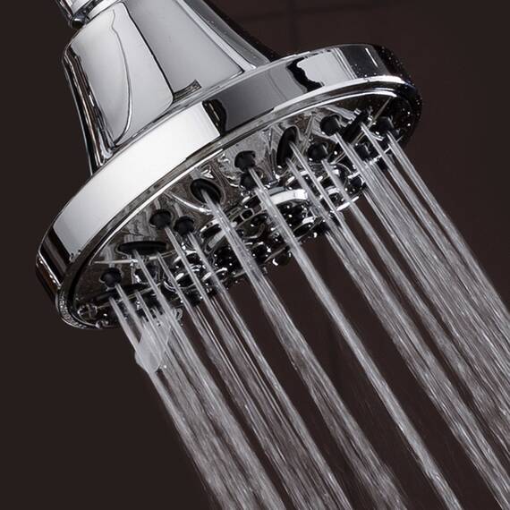 aquadance® Premium High Druck 6-setting 4-Zoll-Dusche Kopf für die ultimative Dusche Spa Erlebnis. Offiziell unabhängig getestet, um strengen US Qualität & Leistung Normen.