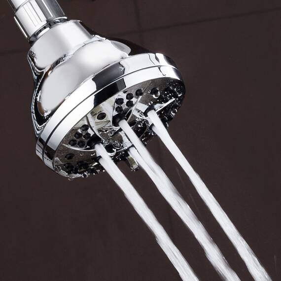 AquaDance Shower Head with 6-Setting, Chrome Finish by AquaDance?