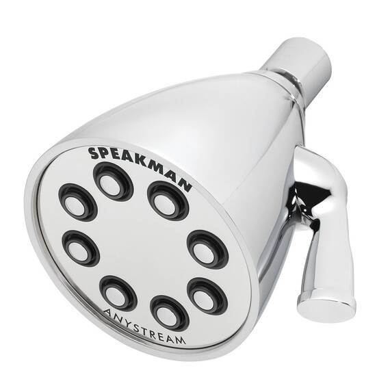 Speakman S-2251-E175 Signature Icon Anystream Duschkopf, verstellbar, massives Messing, 1,75 GPM, poliertes Chrom