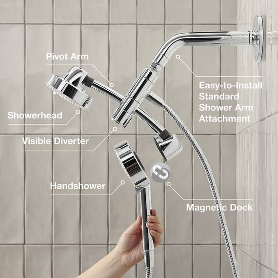 Kohler 23218-BL Awaken Shower Packages, Matte Black