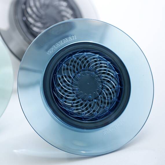 Speakman S-4000-E15 Reaction 1.5 Fixed Shower Head Der ReactionTM 1,5 GPM Duschkopf mit niedrigem Durchfluss, Blau (Dusk Blue)