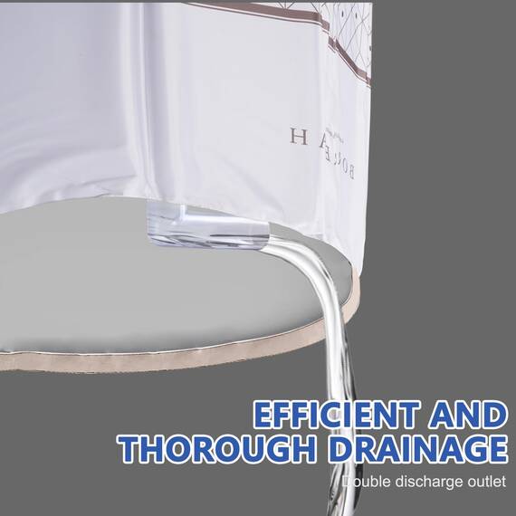 Sinbide Badewanne Tragbare und faltbare Kinderbadewanne für Erwachsene und Kinder Geeignet für Saunaduschen und Eisbäder Freistehende Badewanne Installationsfrei 65x65x70 cm（LxBxH) (Grau)