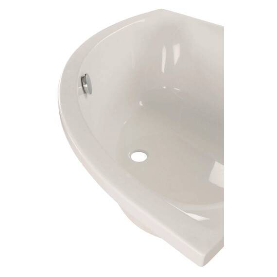 Calmwaters® Eckbadewanne Komplettset 120x120 cm Modern Small 2, Made in EU, 4in1 Acryl-Wanne mit Schürze, Wannenfüßen & Ablaufgarnitur, Duowanne für 2, Set Badewanne komplett, 120 x 120, Weiß
