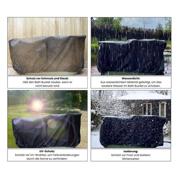 Hello Bath Mobile Badewanne, Ideal für das kleines Badezimmer, 125x52x65cm, Stylisch und Stimmungsvoll (Schwarz) aus Polypropylen