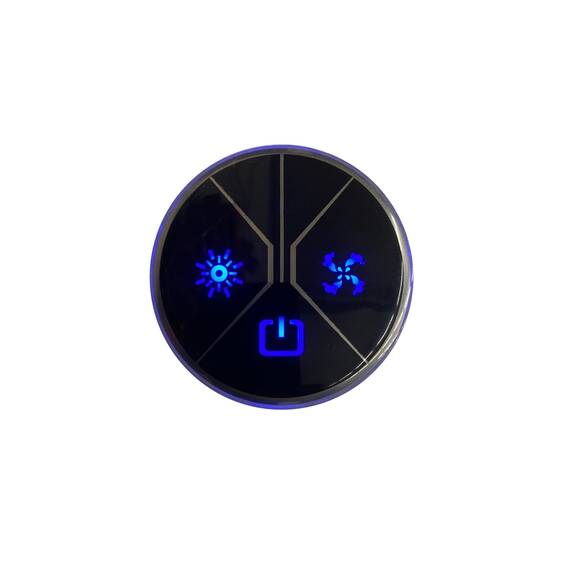 Basera® BASIC Indoor Whirlpool Badewanne Naxos mit 16 Massagedüsen, Wasserfall, LED-Ambiente