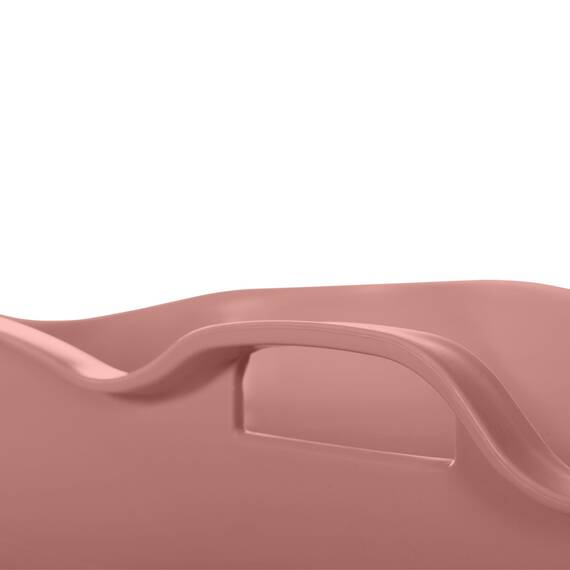 HelloBath® Mobile Badewanne XL 122x56x64 cm für Erwachsene | Tragbare Sitzbadewanne mit Abdeckhaube, Ablage, Seifenkorb & Ablaufschlauch | Badewanne für Dusche & Outdoor | Terrakotta