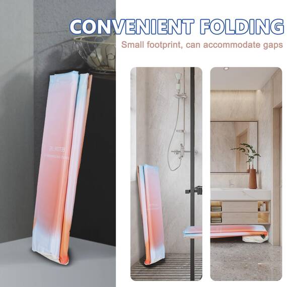 Sinbide Badewanne Faltbare und Tragbare Badewanne für Erwachsene und Kinder Geeignet für Saunaduschen und Eisbäder Freistehend Installationsfrei 65x65x70 cm（LxBxH) (Aurora)