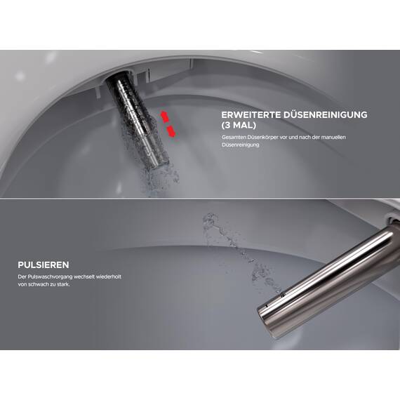 LEEVENTUS - japanische Toilette J430 - Standard Version - Neues Modell - dusch wc aufsatz dusch wc bidet wc sitz wc dusche