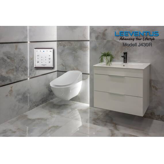 LEEVENTUS - J430R - Lange Version - ! Neues Modell ! - Sonderangebot - Mit Fernbedienung - bidet hochwertiger dusch WC Aufsatz Made in Korea Intimpflege electric bidet dusch wc japan toilette bidet