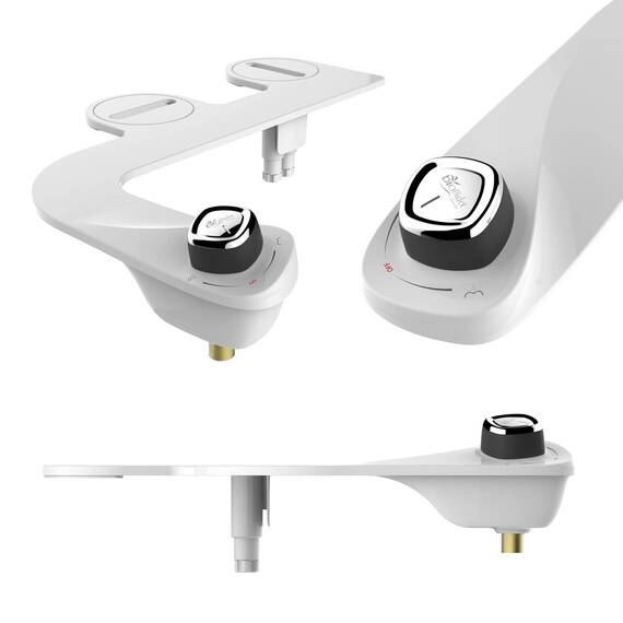 Bio Bidet, schmaler Rand, universelle Passform, nicht elektrisch, Bidet-WC-Aufsatz
