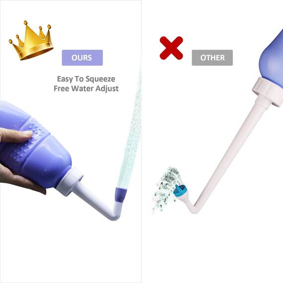 Tragbares Bidet reise,Portable Bidet Sprayer für Persönliche Reiniger Hygiene,ersetzt Feuchttücher und Dusch-WC — sanft, gründlich, spart Papier 450ml