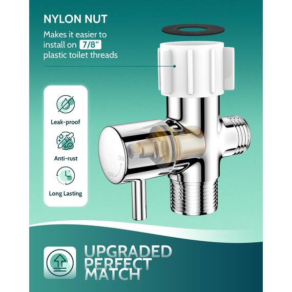 Hand-Bidet-Sprüher für Toilette, verstellbarer Wasserdruckstrahl-Sprüher für weibliche Wäsche, LUFEIDRA Edelstahl-Bidets für vorhandene Toiletten, muslimische Duschtuch, Windelsprüher, Bidet-Aufsatz