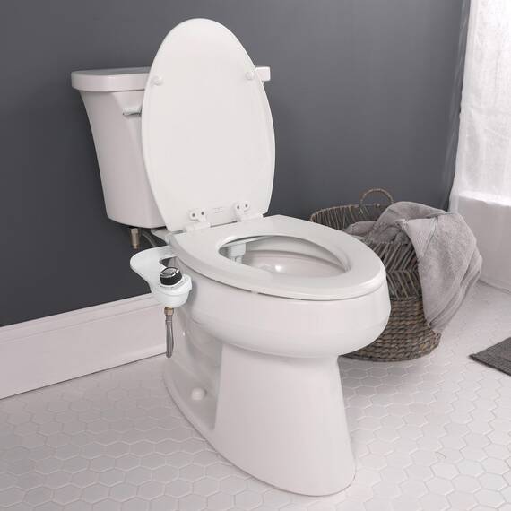 Bio Bidet, schmaler Rand, universelle Passform, nicht elektrisch, Bidet-WC-Aufsatz