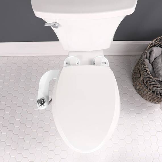 Bio Bidet, schmaler Rand, universelle Passform, nicht elektrisch, Bidet-WC-Aufsatz