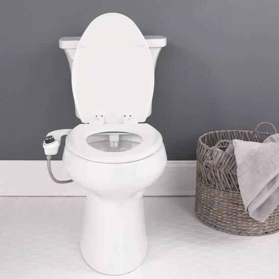 Bio Bidet, schmaler Rand, universelle Passform, nicht elektrisch, Bidet-WC-Aufsatz
