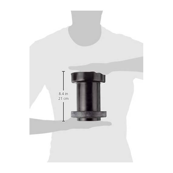Geberit Anschluss-Set für Wand-WC, 152426461, mit Deckkappen, Manschette, 185 mm, Kunststoff, Chrom, 65139 4