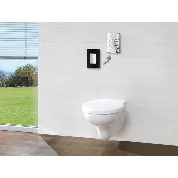 Grohe Skate Cosmopolitan Abdeckplatte 38845KS0 Velvet Black Klassische Größe
