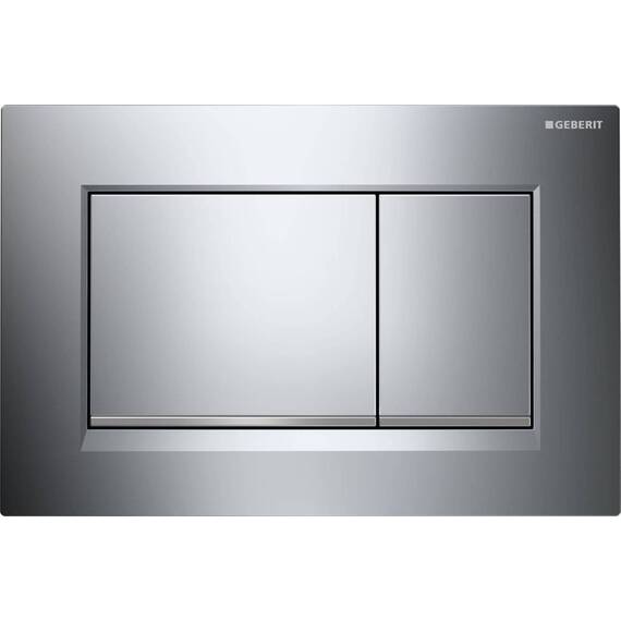 Geberit Sigma 30 Betätigungsplatte, 1 Stück, hochglanz-verchromt/chrome, 115.883.KH.1, Grau