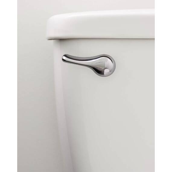 Hidnvefen WC-Griff-Ersatz-Set, universeller WC-Spülgriff, Zinklegierung, WC-Tank-Auslösehebel mit H2-Messingarm, kompatibel mit amerikanischem Standard/Mansfield-Toilette