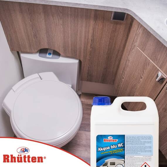 Rhutten 180312 Chemieflüssigkeit Akqua Blau WC 5 Liter