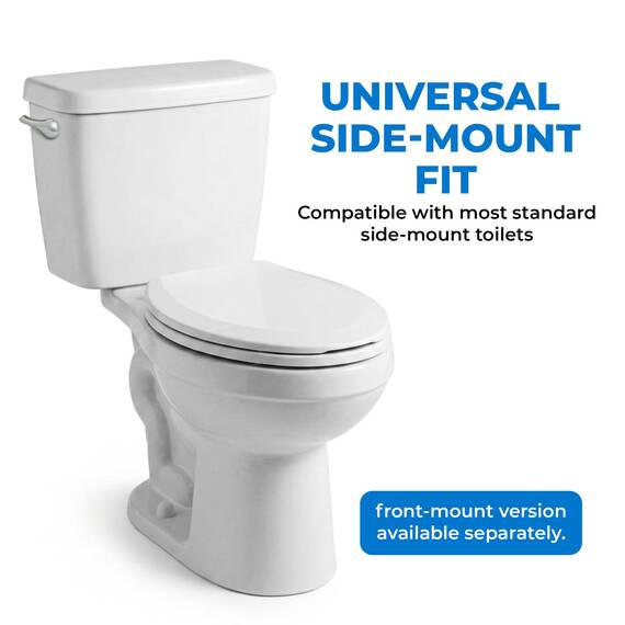 Qualihome Seitentankanordnung Universal Klospülung Griff Ersatz Hebelgriff, verchromt Unterstützung Toilette