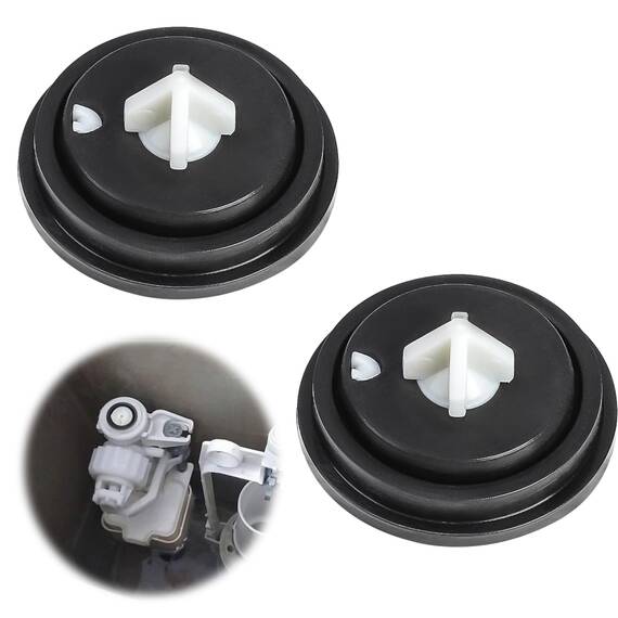 Ownkim 2 Stücke Spülkasten Einlass Membran, Ventil Membran Unterlegscheiben, Dichtungsmembran Schwimmerventil, hochwertigen Dichtungsmembranen für Schwimmerventile in Toiletten-Spülkästen (2PCS)