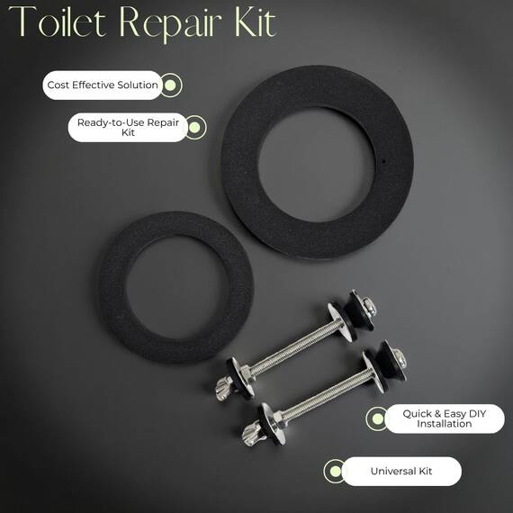 Auslaufende Toilette Spülkasten Befestigung Schließkupplung Tank Pfanne Kit Dichtung Schaum Reparaturset Toilettenpfanne Befestigungsarmatur Dichtkupplung Kit