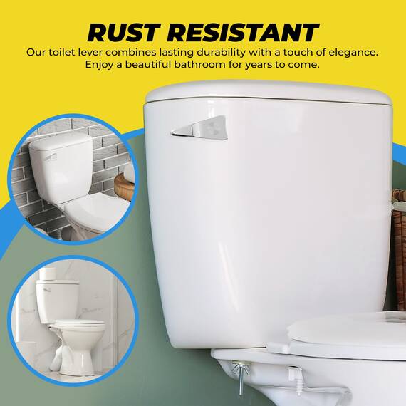 Qualihome Der Spülkasten Ersatz Hebel Entlastung American Standard 28-Grad-Winkel Arm, Chrom
