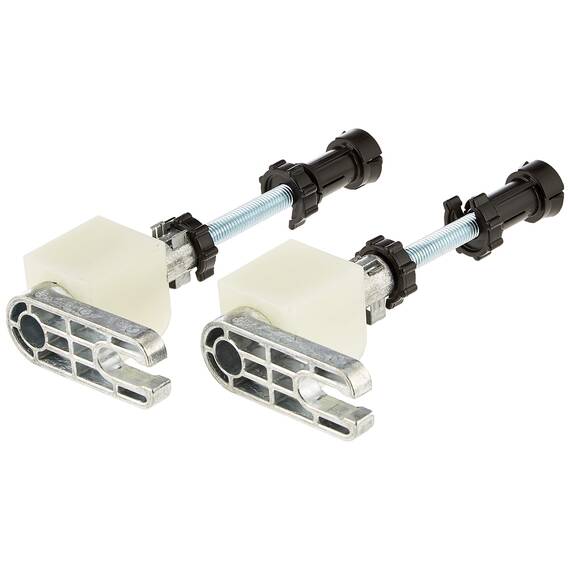 Geberit 115770115 Betätigungsplatte Sigma01, Kunststoff für 2-Mengen-Spülung 1 Stück & 111.815.00.1 Duofix Vorwandmontage-Bausatz, für Massiv- oder Ständerwand