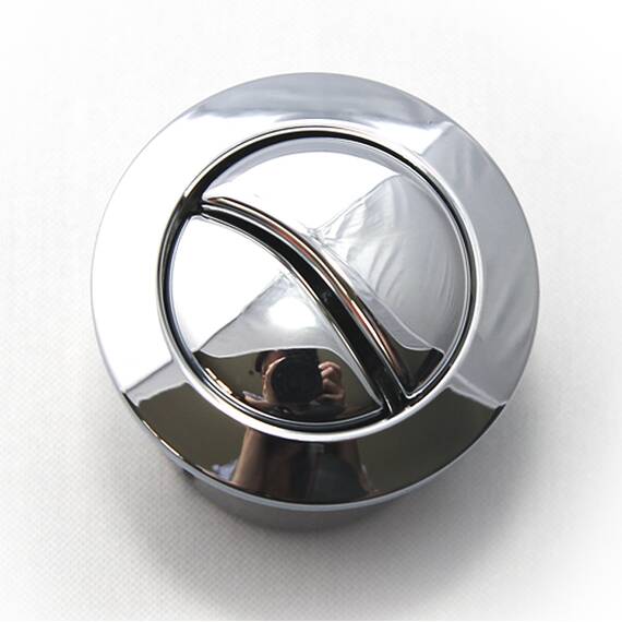 Roca AH0002100R - Doppelspülventil, Kunststoff, Chrome-verchromt, 40 mm, G-Stecker, 1/2 in, 15 mm, 4-Port, D1D