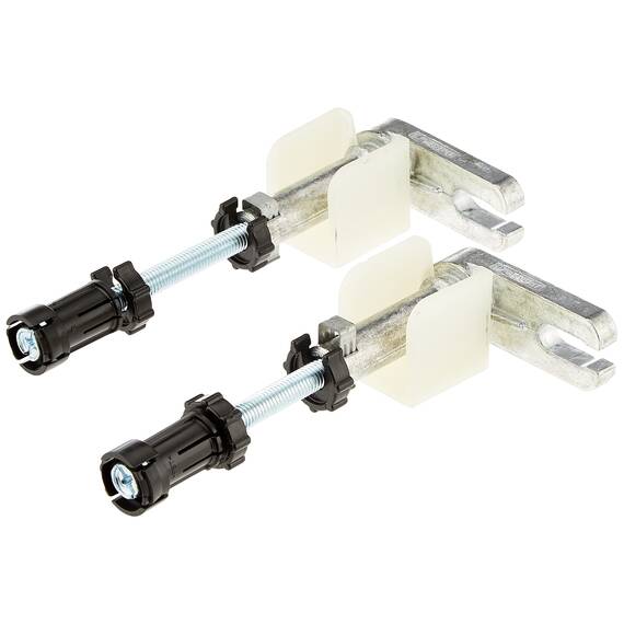 Geberit 115770115 Betätigungsplatte Sigma01, Kunststoff für 2-Mengen-Spülung 1 Stück & 111.815.00.1 Duofix Vorwandmontage-Bausatz, für Massiv- oder Ständerwand