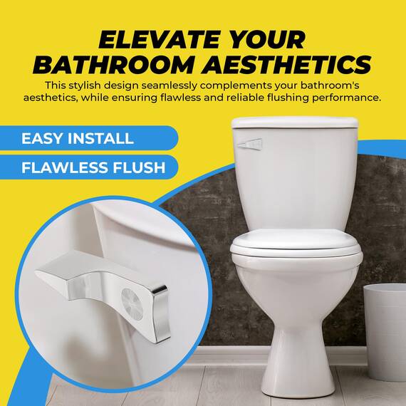 Qualihome Der Spülkasten Ersatz Hebel Entlastung American Standard 28-Grad-Winkel Arm, Chrom