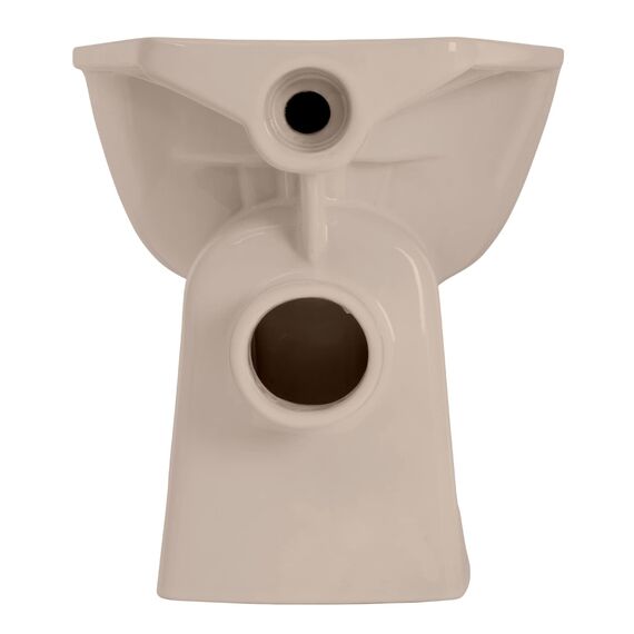 'aquaSu® Spülrandloses Stand-WC 083 | Tiefspüler mit waagerechtem Abgang | Tiefspül-WC ohne Spülrand | 39 x 36,5 x 47 cm | Bodenstehende Toilette | Sanitärkeramik in beige | 55108 3
