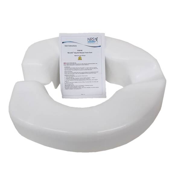 NRS Healthcare Erhöhter Toilettensitz (transportierbar, zum Aufstecken)