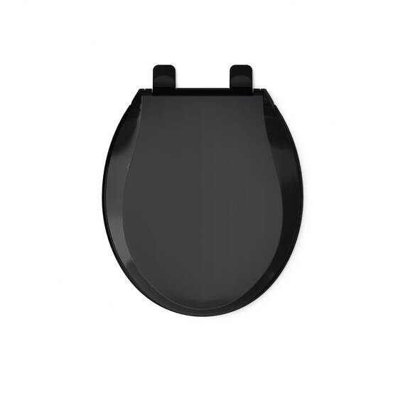 KOHLER 4639-RL-7 Cachet READYLATCH WC-Sitz mit leisem Schließen, rund, Schwarz
