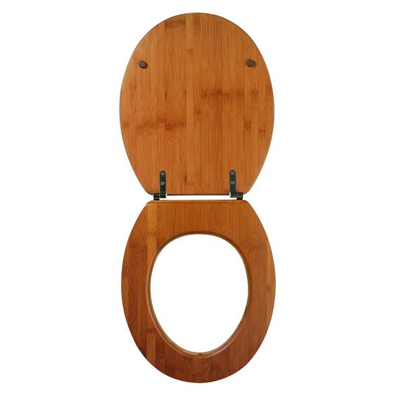 Wirquin 20719732 WC Deckel, Casual Line Bamboo Bambus, Natur