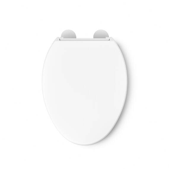 Kohler Hyten Toilettensitz, verlängert, mit Absenkautomatik, Weiß