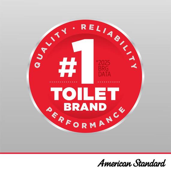 American Standard Toilettensitz, langanhaltend, geschlossen, vorne geschlossen, Weiß 5503A00B.020