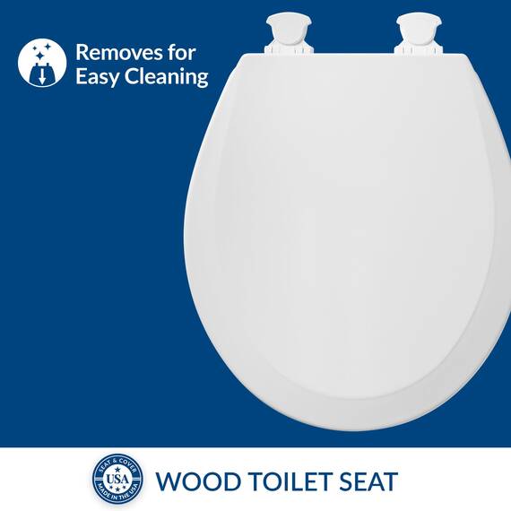 Bemis 500EC 000 500EC-000 Toilette, Weiß, 1 Sitz