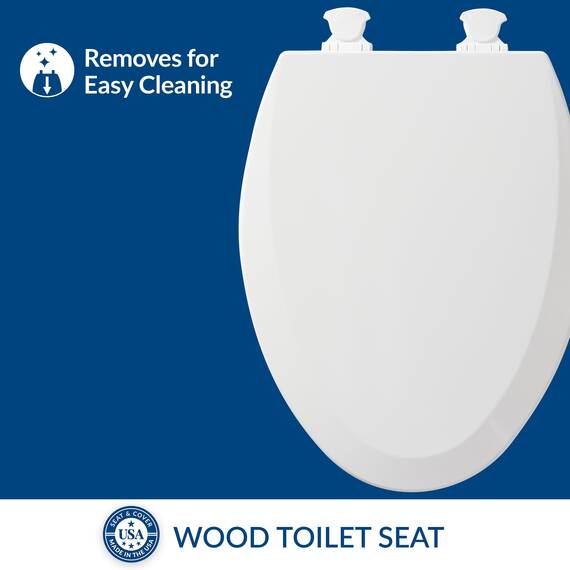 Bemis WC-Sitz 1500EC 000, weiß, 1er Pack länglich