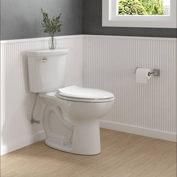 American Standard Toilettensitz, langanhaltend, geschlossen, vorne geschlossen, Weiß 5503A00B.020