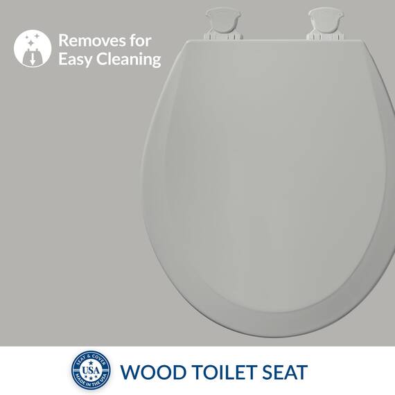 Bemis WC-Sitz 500EC 062, eisgrau, rund