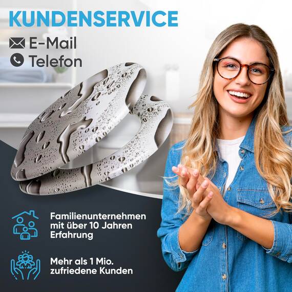 Sanilo WC Sitz mit Absenkautomatik, viele schöne schwarze Toilettendeckel zur Auswahl, hochwertige und stabile Qualität aus Holz (Dewdrop)