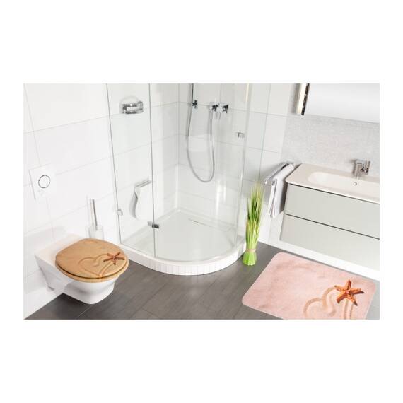 Sanilo WC-Sitz mit Absenkautomatik I Hochwertiger Toilettensitz aus Holz I Toilettendeckel in verschiedenen Motiven (Sandy)