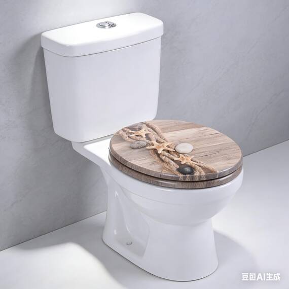 SINOBATH WC-Sitz Schwarz Matt mit Absenkautomatik, Klodeckel O-Form aus stabilem MDF, Toilettendeckel mit Edelstahlscharnieren, Soft-Close & Geräuschlosf