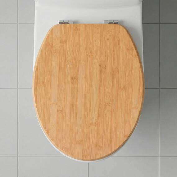 SINOBATH WC Sitz mit Absenkautomatik, viele schöne WC Sitze zur Auswahl, hochwertige und stabile Qualität aus Holz （Bambus）